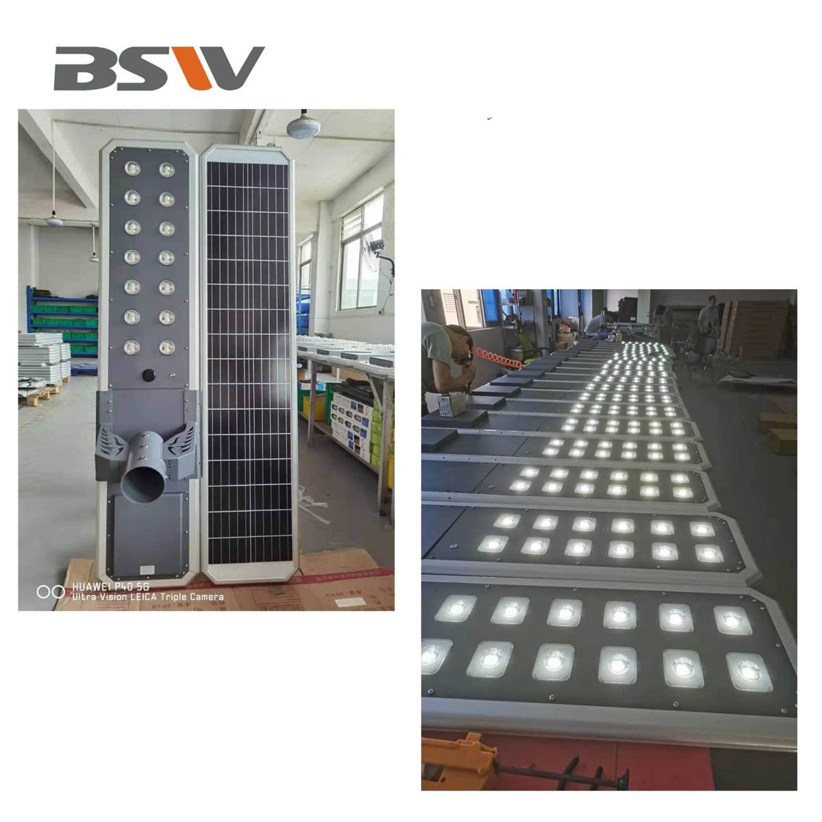 BSW solar street light production and aging test line