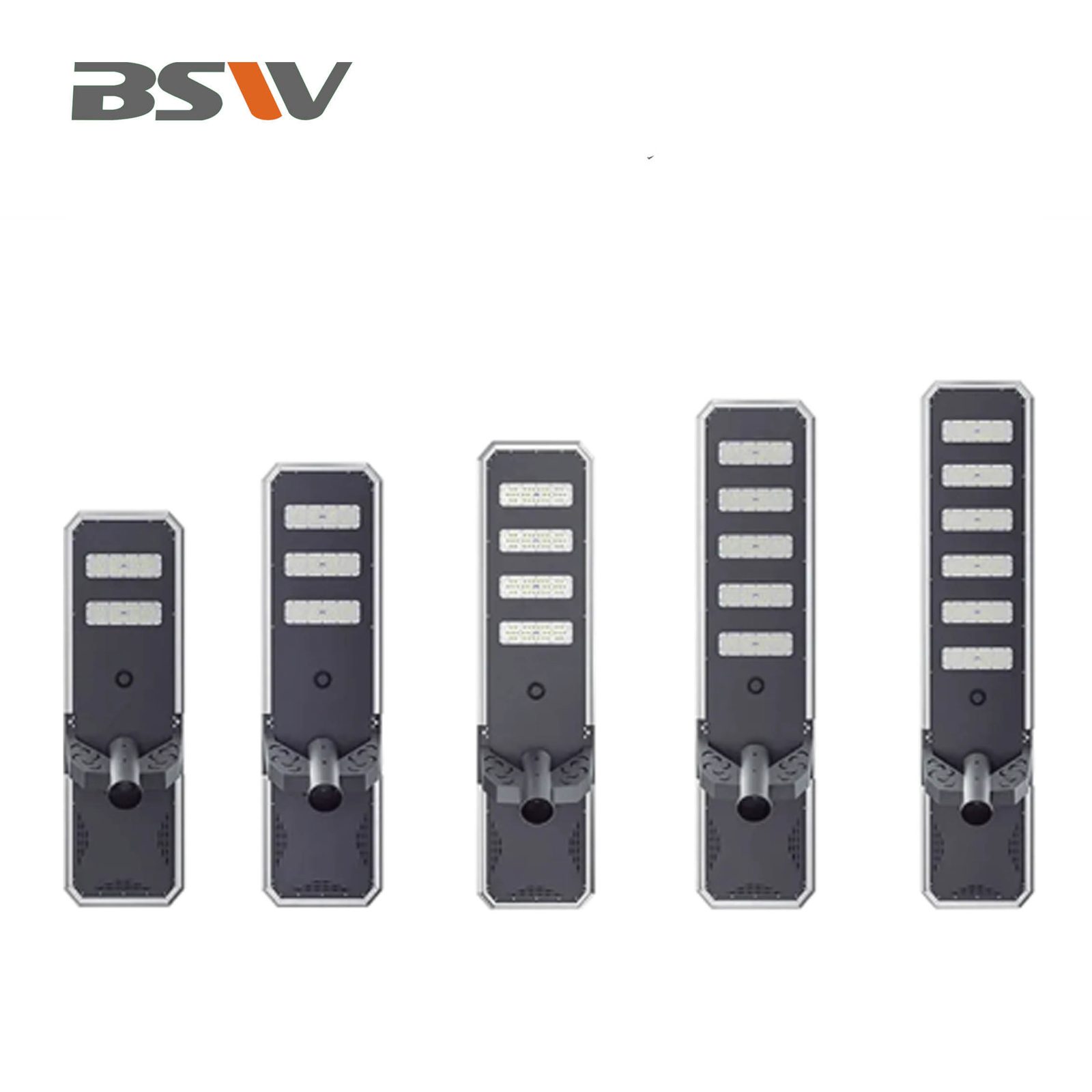 BSW all-in-one solar street light product information 60W to 150W