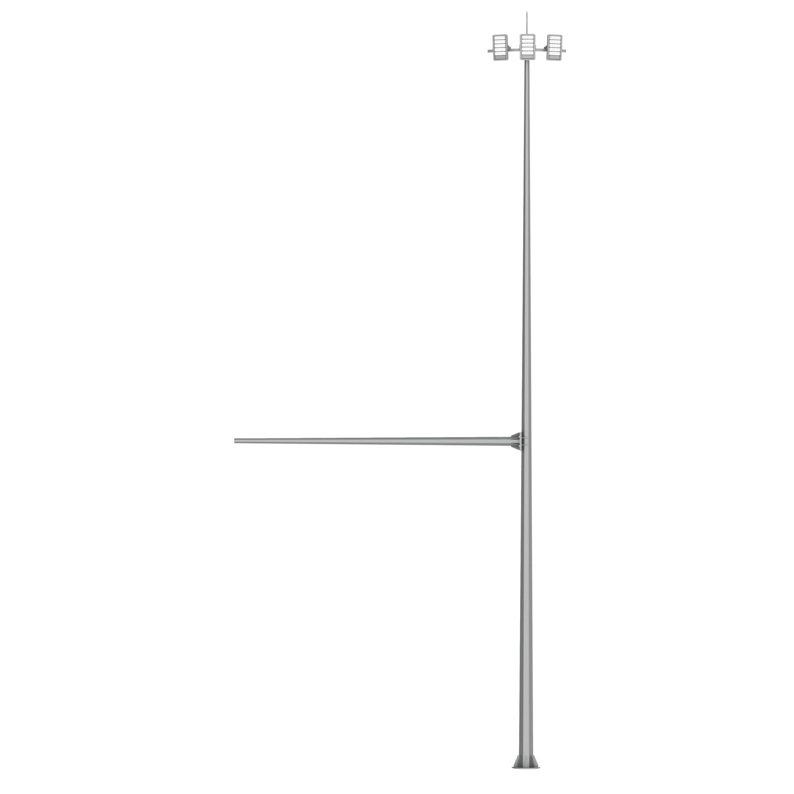 Outdoor Steel CCTV Camera Pole
