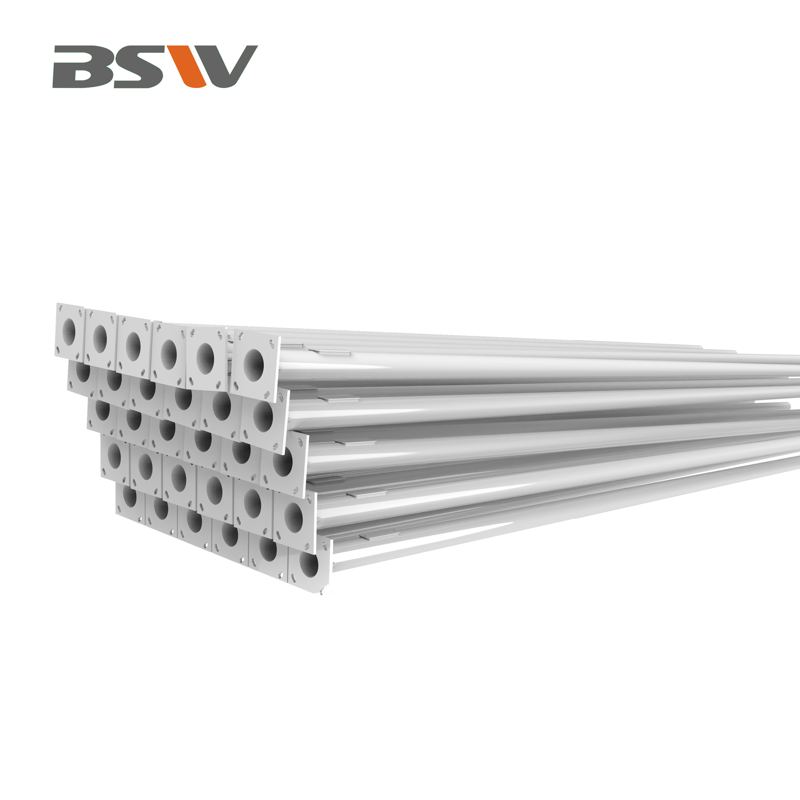 Q235 Round Steel Street Light Pole with Custom Height Options with Hot Dip Galvanized Finish for Outdoor