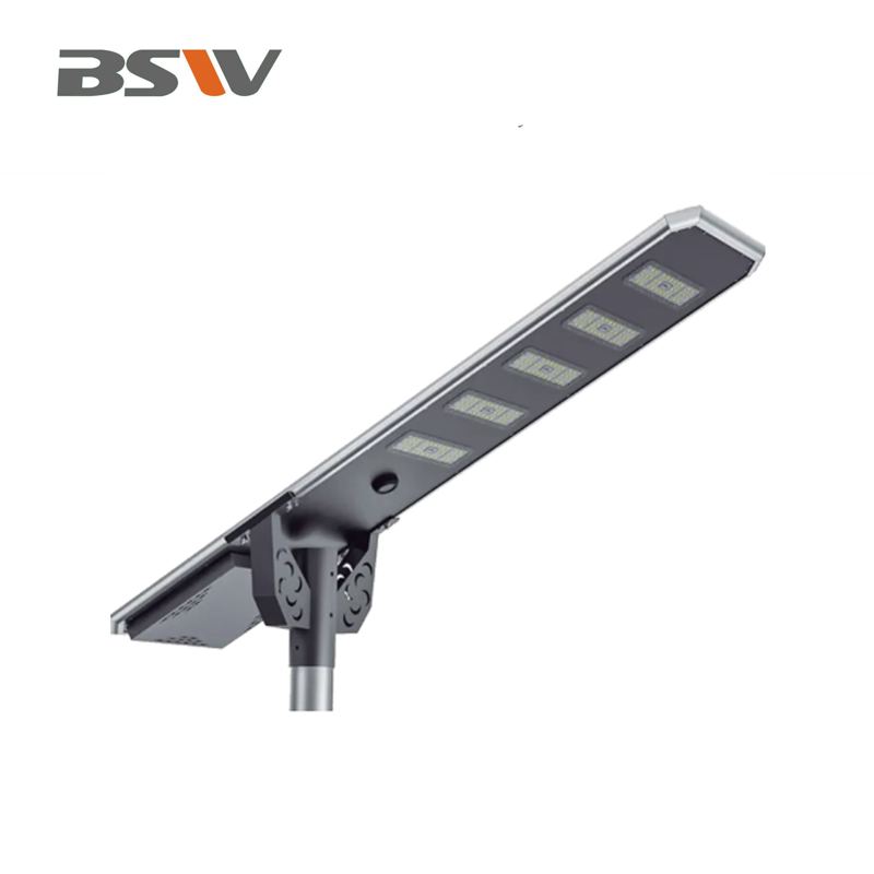 60W All-in-One Integrated Solar Street Light with LiFePO4 Battery