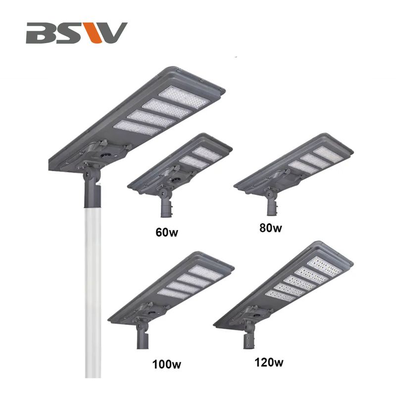 40w Led Cell Powered Solar Street Light with Streetlight Accessories