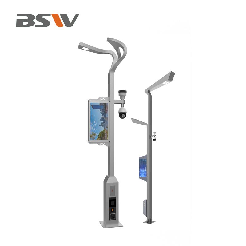 Smart Lamp Post with LED Street Light