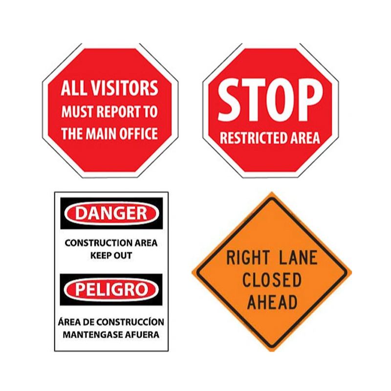 Aluminum Reflective Traffic Signs for Road Safety