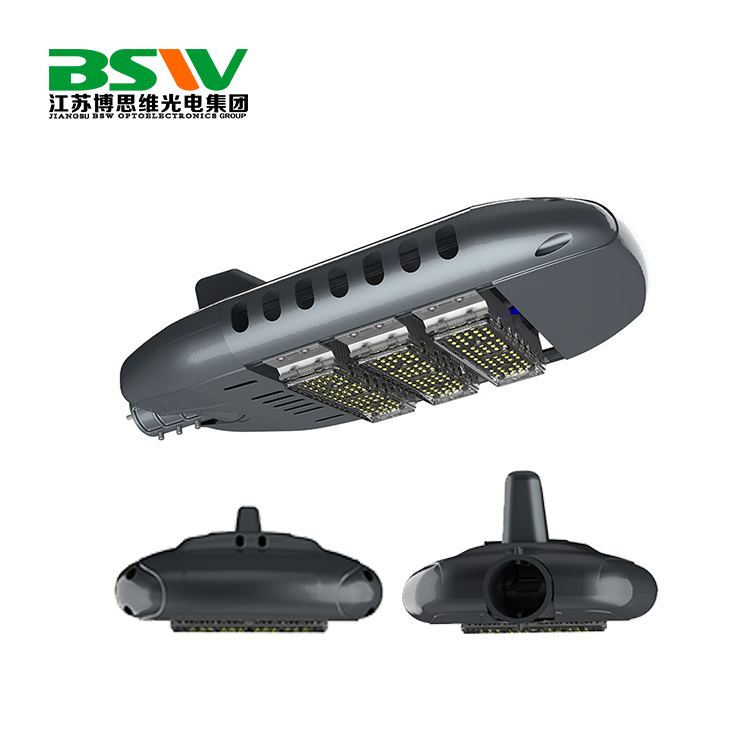 Large Airplane Model Split Solar Street Lamp